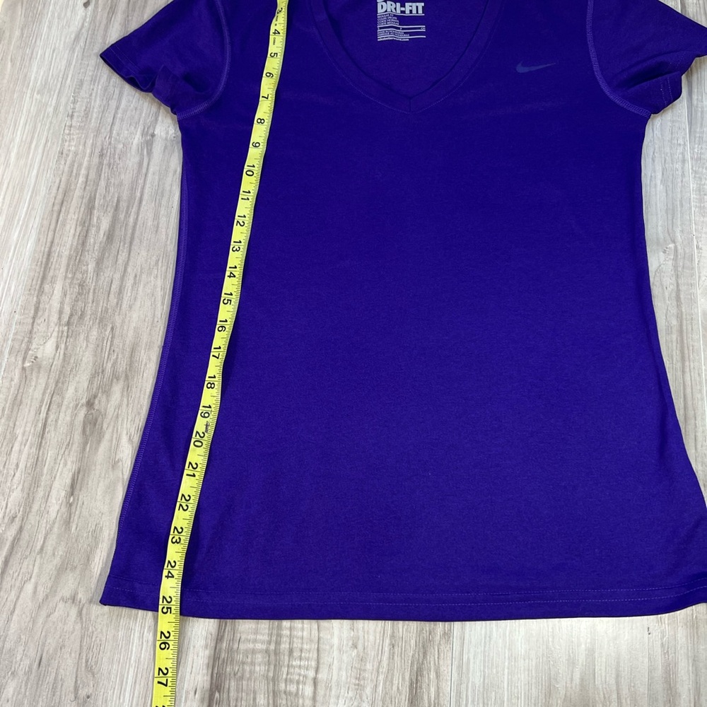 Nike Purple Fitted Short Sleeve Tee - Picture 4 of 6